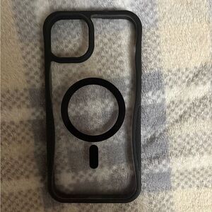 Black Phone Case with MagSafe Compatibility